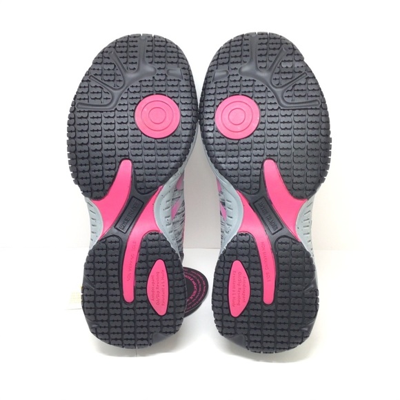 Moxie Trades Zena Grey Slip-on Safety Shoes 9 - Picture 5 of 8